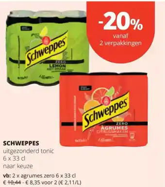 Spar Schweppes aanbieding