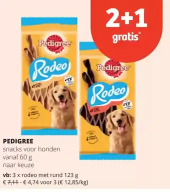 Spar Pedigree aanbieding