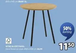 Jysk Nybo Bijzettafel aanbieding