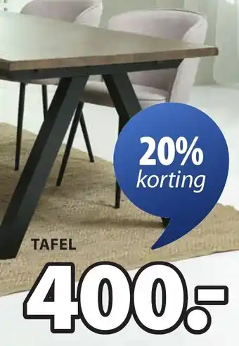 Jysk Royal Oak Skovlunde Tafel aanbieding