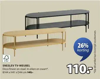 Jysk Sneslev TV-Meubel aanbieding