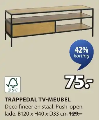 Jysk Trappedal TV-Meubel aanbieding