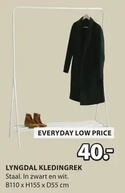 Jysk Lyngdal Kledingrek aanbieding