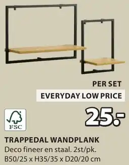 Jysk Trappedal Wandplank aanbieding