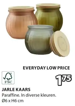 Jysk Jarle Kaars aanbieding