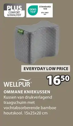 Jysk Wellpur ommane kniekussen aanbieding