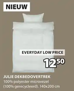 Jysk Julie dekbedovertrek aanbieding