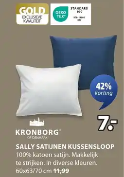 Jysk Kronborg of denmark sally satijnen kussensloop aanbieding