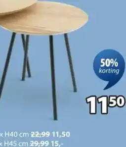 Jysk Nybo bijzettafel aanbieding