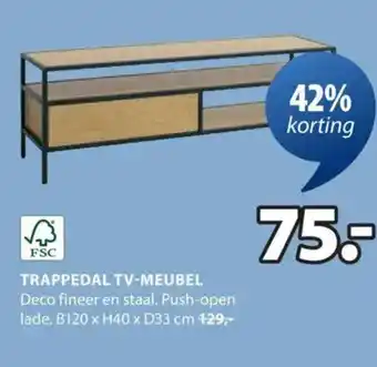 Jysk Trappedal tv aanbieding