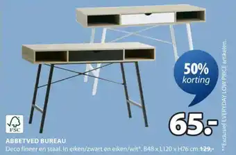 Jysk Abbetved bureau aanbieding