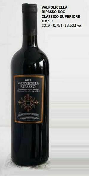 Lidl Valpolicella ripasso doc classico superiore aanbieding