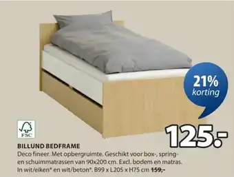 Jysk Billund bedframe aanbieding