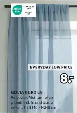 Jysk Golta gordijn aanbieding