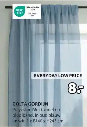 Jysk Golta gordijn aanbieding