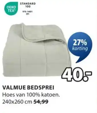 Jysk Valmue bedsprei aanbieding