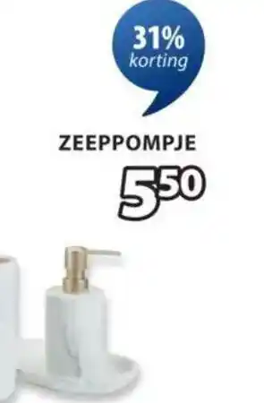 Jysk Zeeppompje aanbieding