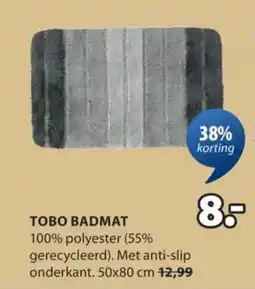 Jysk Tobo badmat aanbieding