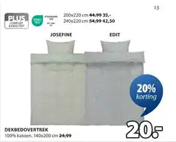 Jysk Dekbedovertrek aanbieding