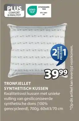 Jysk Tronfjellet synthetisch kussen aanbieding