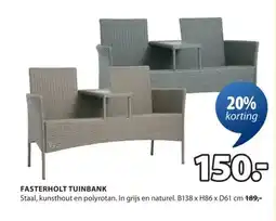 Jysk Fasterholt tuinbank aanbieding