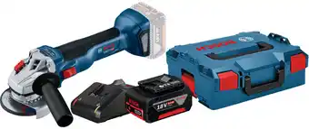 Coolblue Bosch Professional GWS 18 V-10 Batterie 5,0 Ah GBA Kit de Démarrage aanbieding