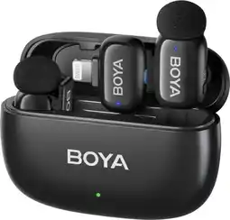 Coolblue Boya Mini Ultra-Mini Noir (USB-C et Lightning) aanbieding