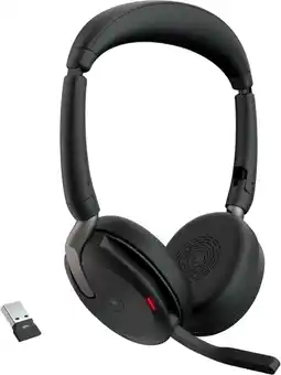 Coolblue Jabra Evolve2 65 Flex MS Casque de Bureau Sans fil aanbieding