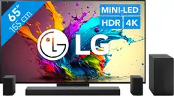 Coolblue LG 65QNED91T6A (2024) + Barre de Son aanbieding