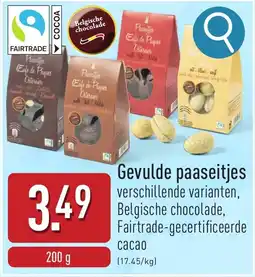 ALDI Gevulde paaseitjes aanbieding