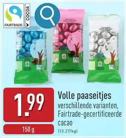 ALDI Volle paaseitjes aanbieding