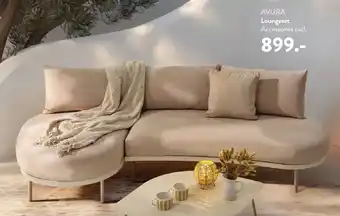 Casa AVURA Loungeset Accessoires excl aanbieding