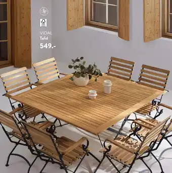 Casa VIDAL Tafel aanbieding