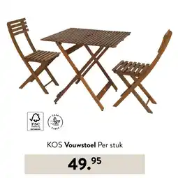 Casa KOS Vouwstoel Per stuk aanbieding