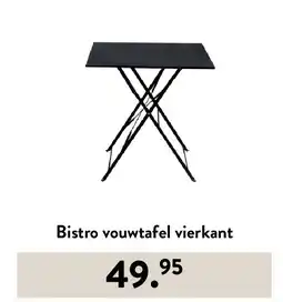 Casa Bistro vouwtafel vierkant aanbieding