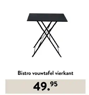 Casa Bistro vouwtafel vierkant aanbieding