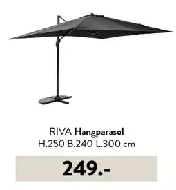 Casa RIVA Hangparasol H.250 B.240 L.300 cm aanbieding