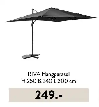 Casa RIVA Hangparasol H.250 B.240 L.300 cm aanbieding