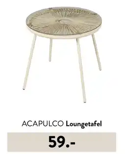 Casa ACAPULCO Loungetafel aanbieding