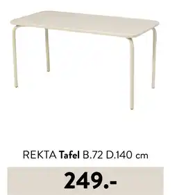 Casa REKTA Tafel B.72 D.140 cm aanbieding