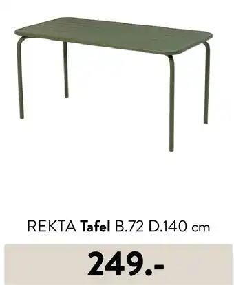 Casa REKTA Tafel B.72 D.140 cm aanbieding