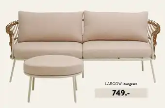 Casa LARGOW loungeset aanbieding