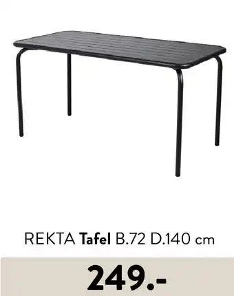 Casa REKTA Tafel B.72 D.140 cm aanbieding