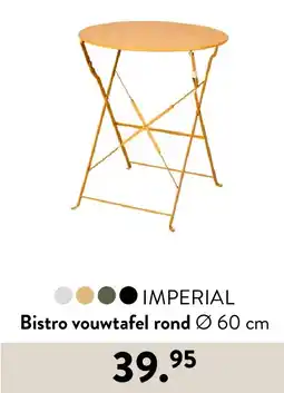 Casa IMPERIAL Bistro vouwtafel rond aanbieding