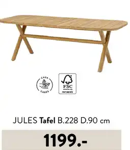 Casa JULES Tafel B.228 D.90 cm aanbieding