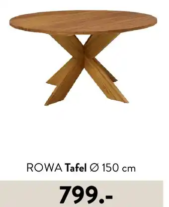 Casa ROWA Tafel Ø 150 cm aanbieding