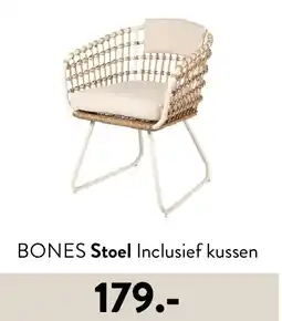 Casa BONES Stoel Inclusief kussen aanbieding