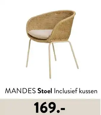 Casa MANDES Stoel Inclusief kussen aanbieding