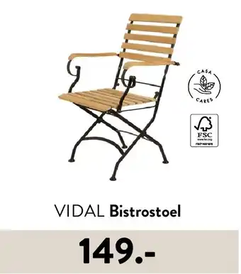 Casa VIDAL Bistrostoel aanbieding