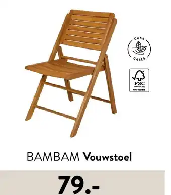 Casa BAMBAM Vouwstoel aanbieding